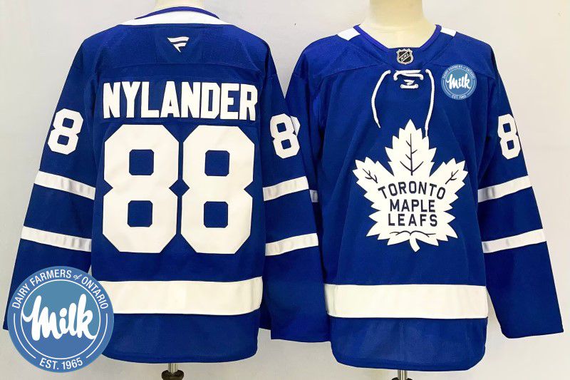Men Toronto Maple Leafs #88 Nylander Blue Fanatics 2025 NHL Jersey style 1->toronto maple leafs->NHL Jersey